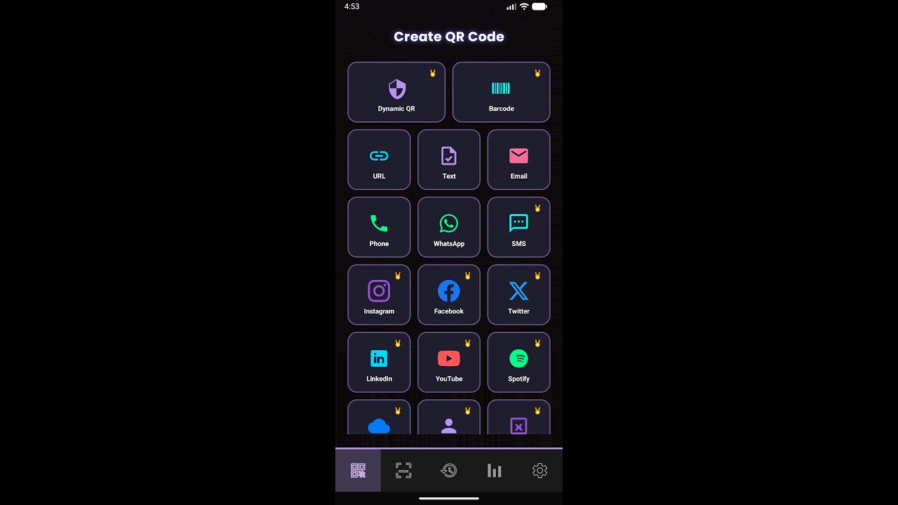 QRCraft QR Code Generator Android App #barcode #qrcode #scanner - YouTube