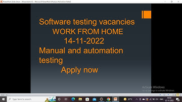14-11-2022 || Software testing vacancies   || manual and automation testing #softwaretesting