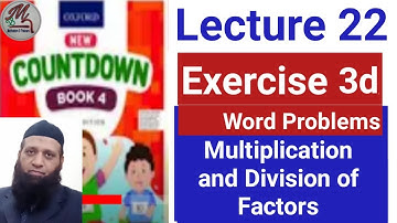 Countdown 4 Exercise 3d | word problems | Multiplication | Division | @motivatorstrainers4849