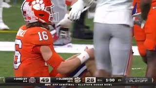 Ohio State DB Sevyn Banks Game Sealing Interception vs Clemson | 2021 College Football