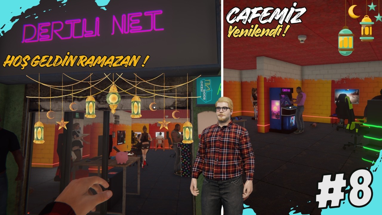Aile Var Aile ! | Cafemiz Yenilendi ! | İnternet Cafe Simulator 2 8.Bölüm