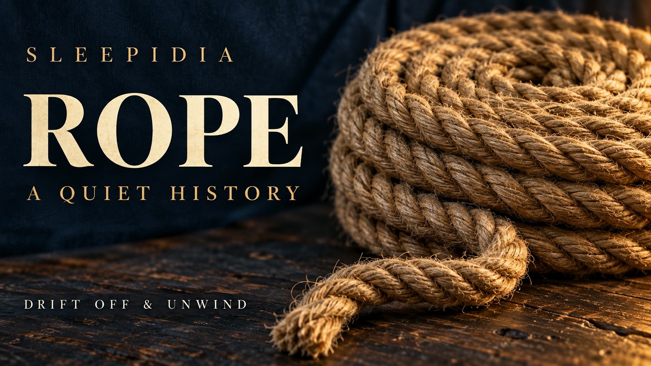 Thumbnail for the Sleepidia video “The Quiet History of Rope”