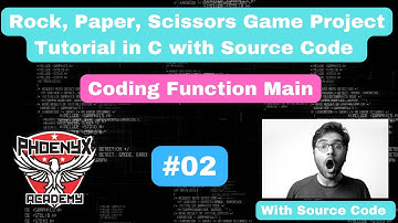 #02 Rock, Paper and Scissors Game Project in C: Coding Function Main