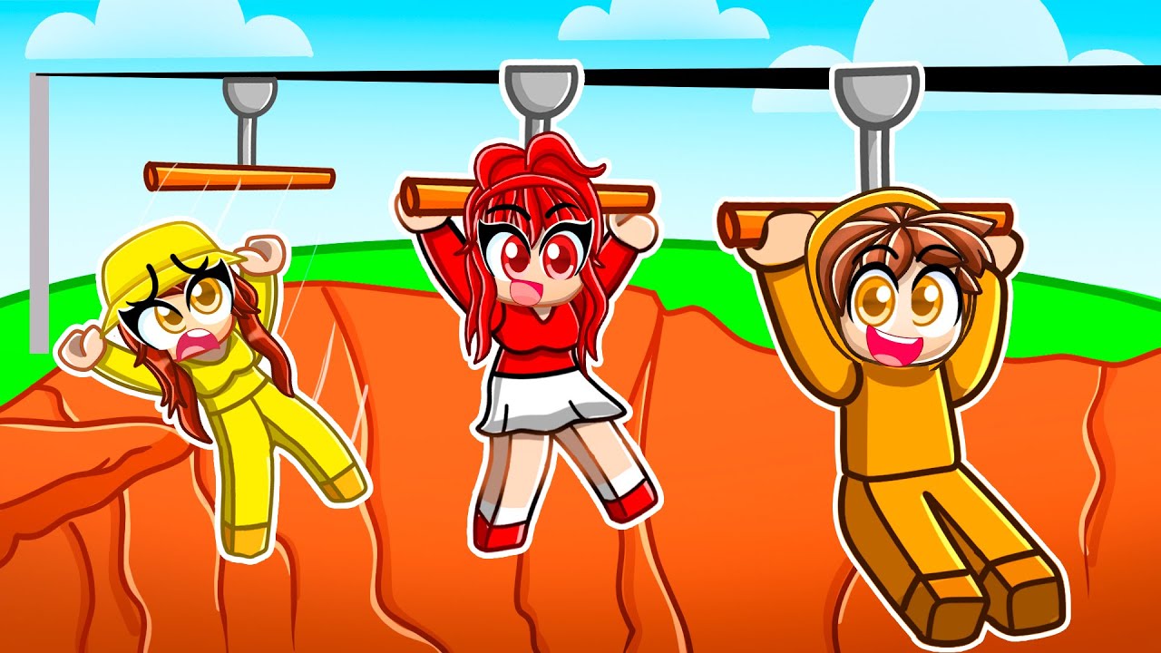 Kory Goes Down The DEADLIEST Zipline In Roblox With His CRAZY FAN GIRLS