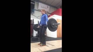 1 Tempo Snatch Pull with 65lbs 3030 + 1 Squat Snatch 13