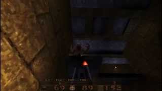 Quake Playthrough - Nightmare 100% Secrets & Kills - E2M6 The Dismal Oubliette screenshot 5