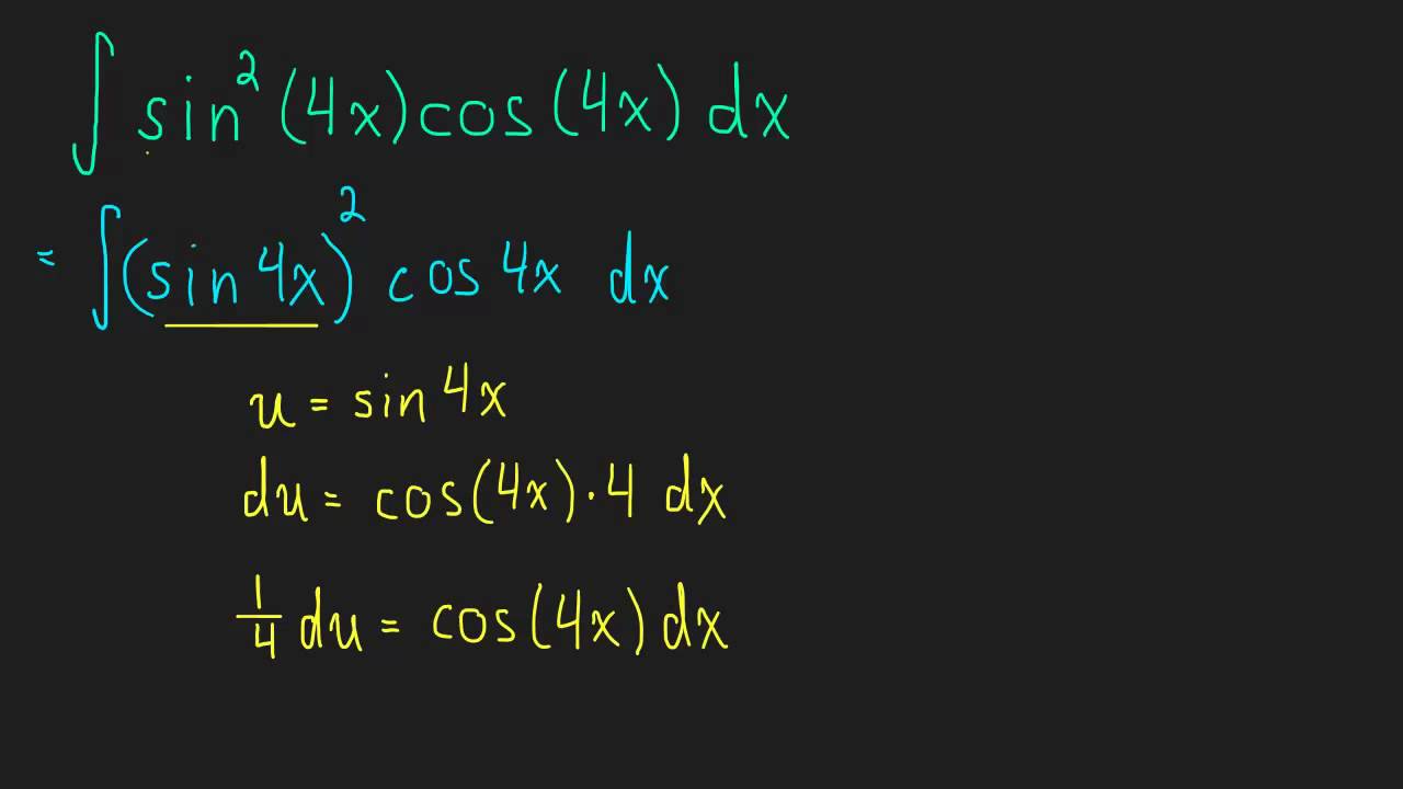 5.2 Integration | U-Substitution - Ex. 5