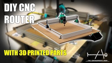 Making a CNC router with 3D printed parts
