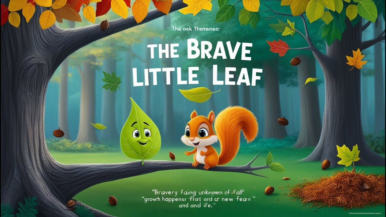 The Brave Little Leaf || Bedtime Story || English moral stories ...