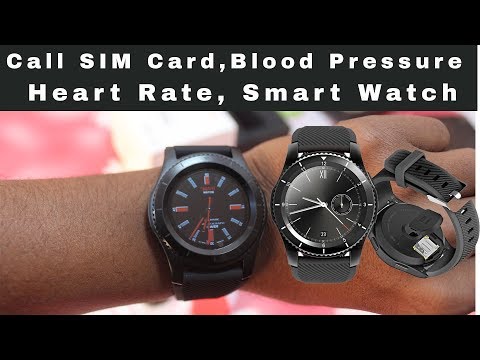 NO.1 Blood Pressure, Heart Rate Monitor, Call SIM Card Smart Watch - A Real Smart Watch