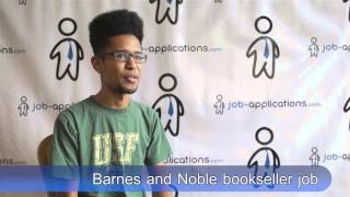 Barnes & Noble Interview  Bookseller