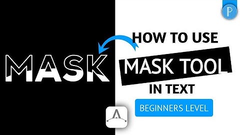 How To Mask Text beginner level PixelLab tutorials