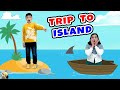 TRIP TO ISLAND | Family Trekking Travel Vlog | Aayu and Pihu Show