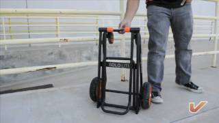 Gruv Gear Solo Lite - Compact Lightweight Dual-Mode Utility Cart For Creative Pros