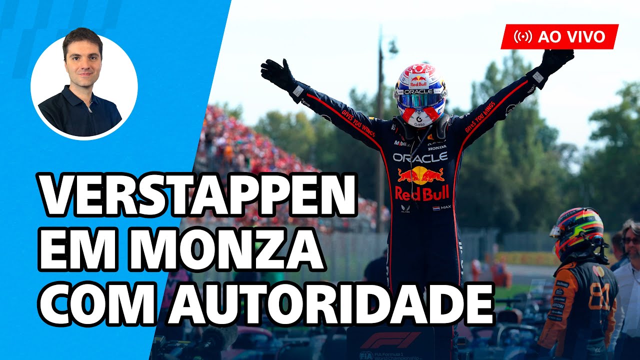 Max Verstappen vence GP da Itália com autoridade. McLaren vem com papaya rules novamente. #f1 #live