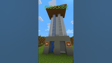 Why Are You Still Using Ladders When You Can Build This? - Minecraft Tutorial
