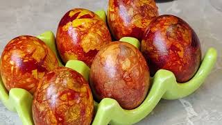 Marble eggs - for Easter and more