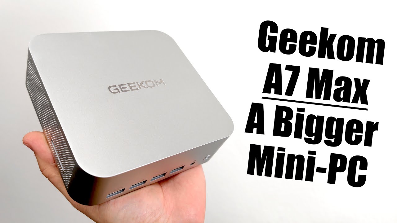 Geekom A7 Max Mini-PC Review: BIG Performance, Shame About the RAM Though...