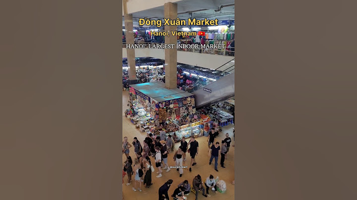 Hanoi Largest Indoor Market | Dong Xuan Market 🇻🇳 #hanoi #market #shopping #travel #vietnam #shorts