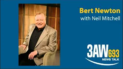 Bert Newton with Neil Mitchell