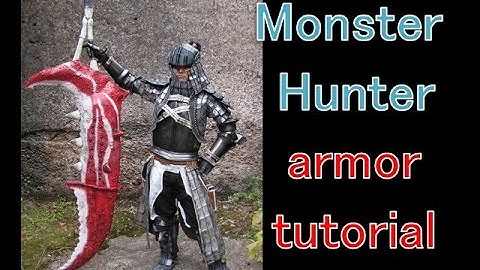 How to make Giaprey armor - Monster Hunter[Cosplay prop tutorial]