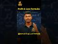 Profit and Loss Formulas You Should Know! #shorts #profitandloss #aptitude