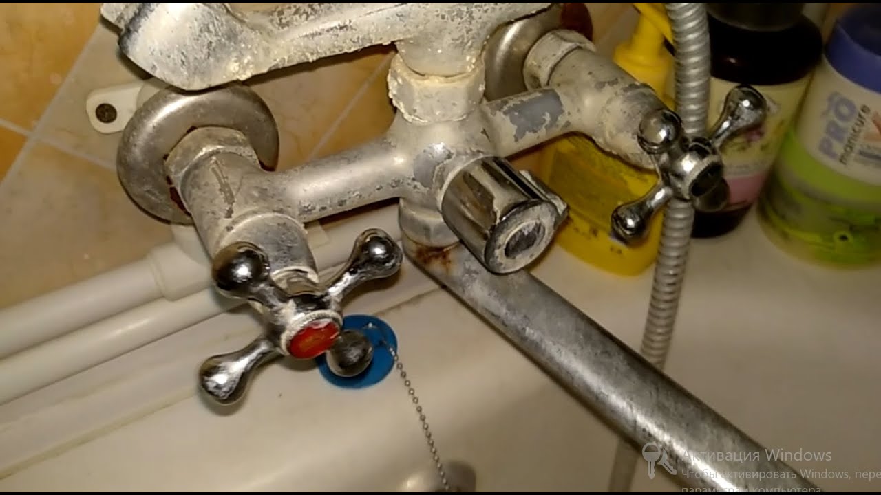 Dismantling and installation of the mixer. YouTube