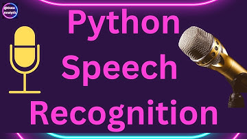 Python Beginners : Speech recognition in python |  Real Time Speech to Text in Python#4kvideo