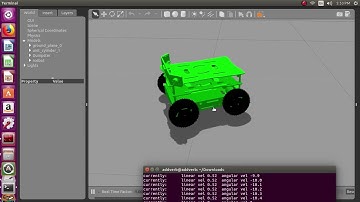 Keyboard teleoperation of Robotcraft Bot in Gazebo and ROS
