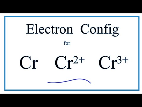 Video: Kolik vnějších elektronů má chrom?