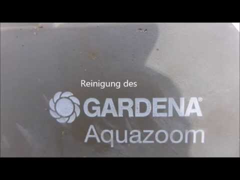 Reinigung Des Gardena Aquazoom Rasensprenger Youtube