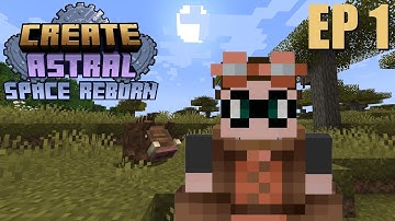Adventure To The Stars - Ep 1 Create: Astral Space Reborn SMP