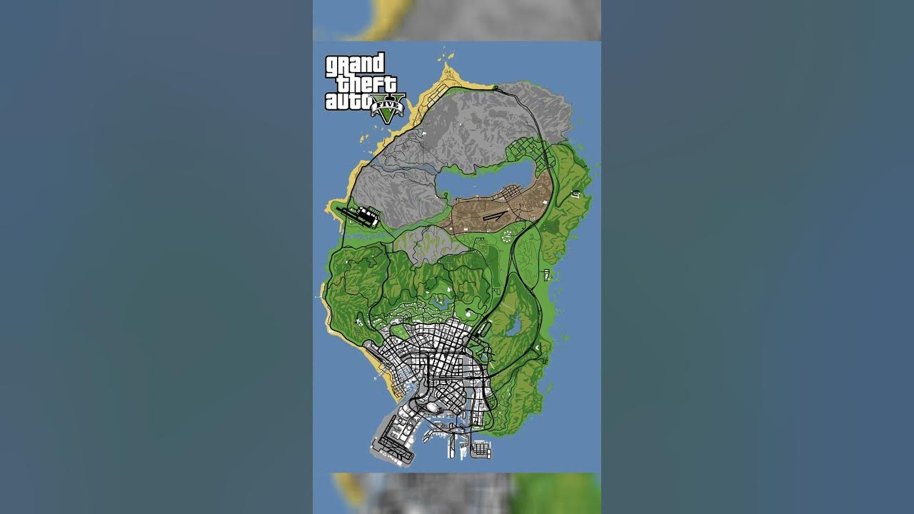 GTA 5 vs GTA San Andreas | Which map is better? #shorts