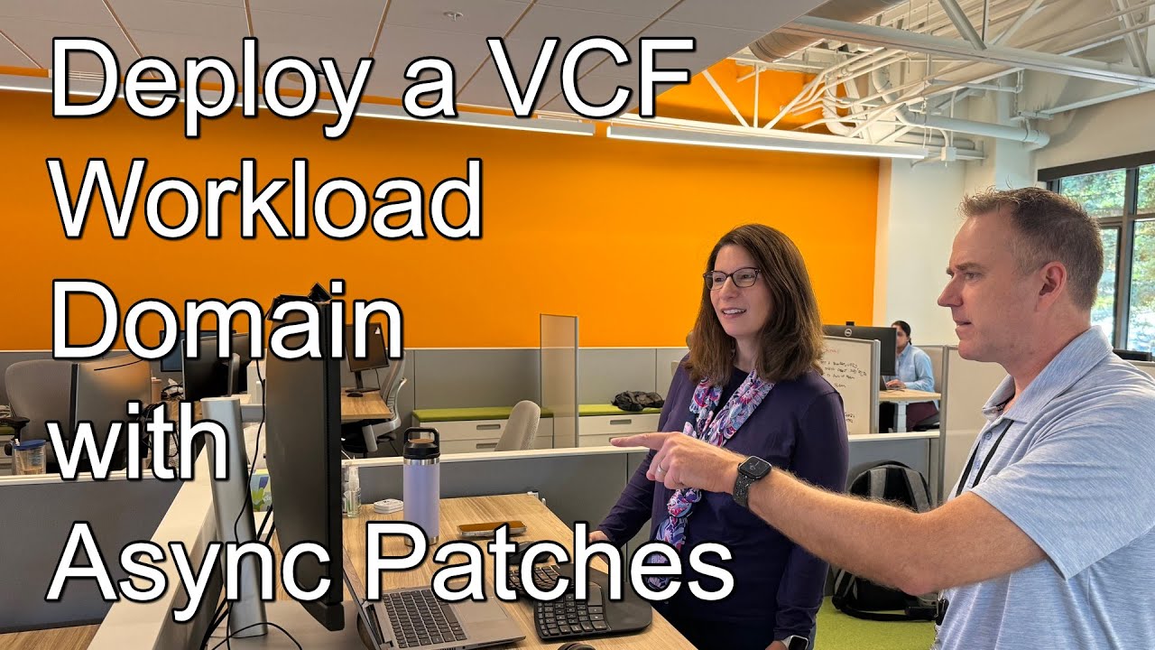 Deploy a VCF Workload Domain with Async Patches in a Single Step