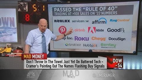 Jim Cramer: Cloud stocks that pass the 