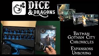 Dice and Dragons - Batman Gotham City Chronicles Expansions Unboxing