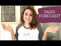 How can an entrepreneur launching a business forecast sales?