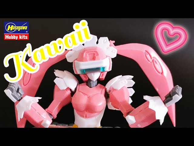 This is kawaii! Hasegawa 1/100 Fei Yen - YouTube