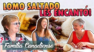 Enseñando a MI FAMILIA CANADIENSE cómo preparar comida peruana/ Un delicioso LOMO SALTADO ❤