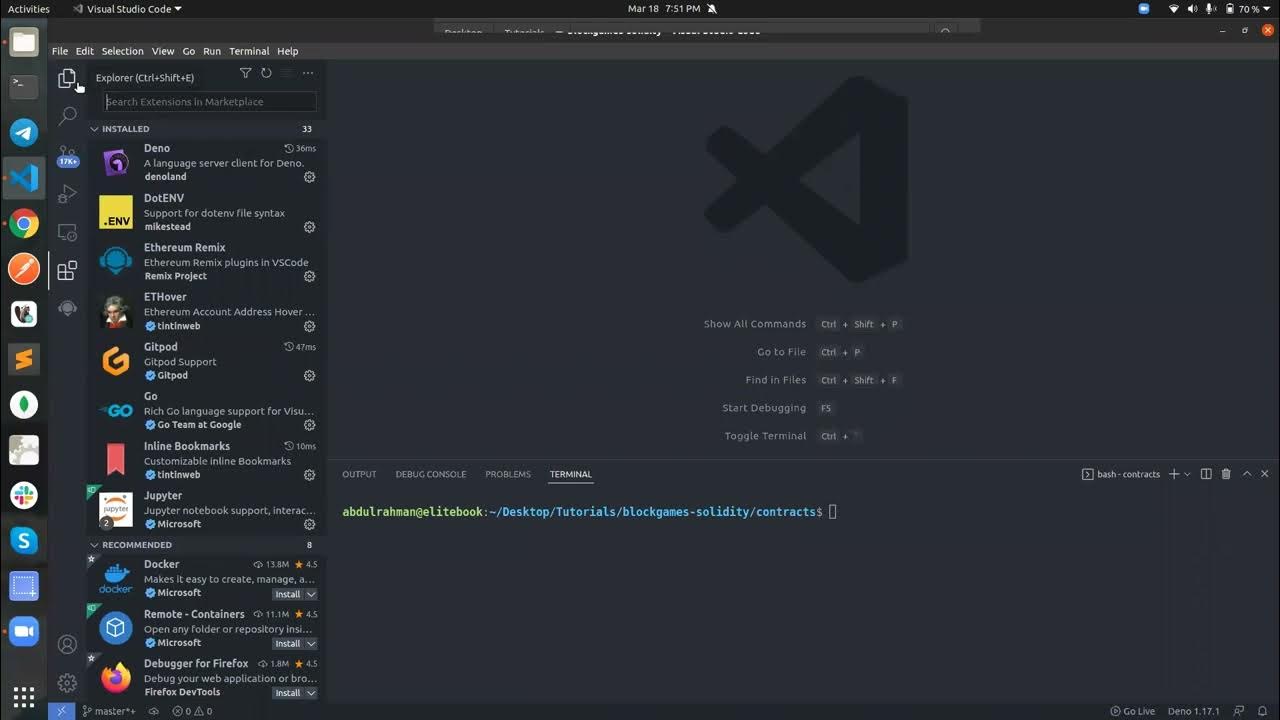 Local Ethereum Environment, Smart Contract, and Solidity from scratch ...
