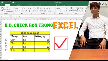 Cách chèn ô check box trong excel | Cách tạo ô tích trong excel