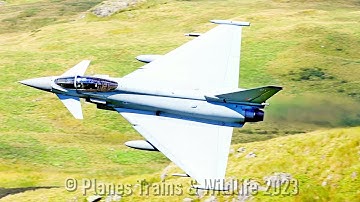 RAF Typhoons back in LFA7 The Mach Loop 4K