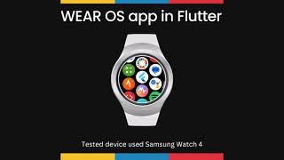 WEAR OS application in flutter | Tested in Samsung watch 4 screenshot 4
