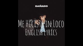 Ivan Cornejo - Me Hiciste in Loco ( English subtitles\/lyrics )