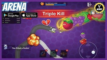 Snake Merge idle & io zone gameplay (Android, iOs)