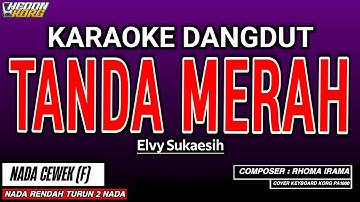 TANDA MERAH KARAOKE DANGDUT - EVIE TAMALA