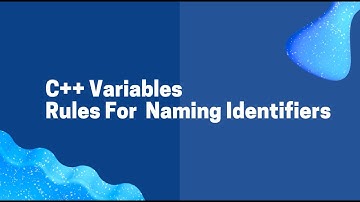 Variables in C++ | C++ Tutorials for Beginners #5
