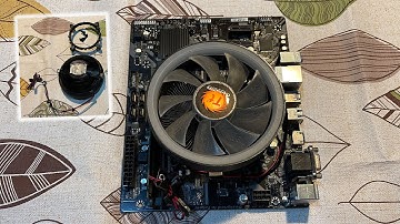 How to remove | Thermaltake UX100 ARGB CPU Cooler