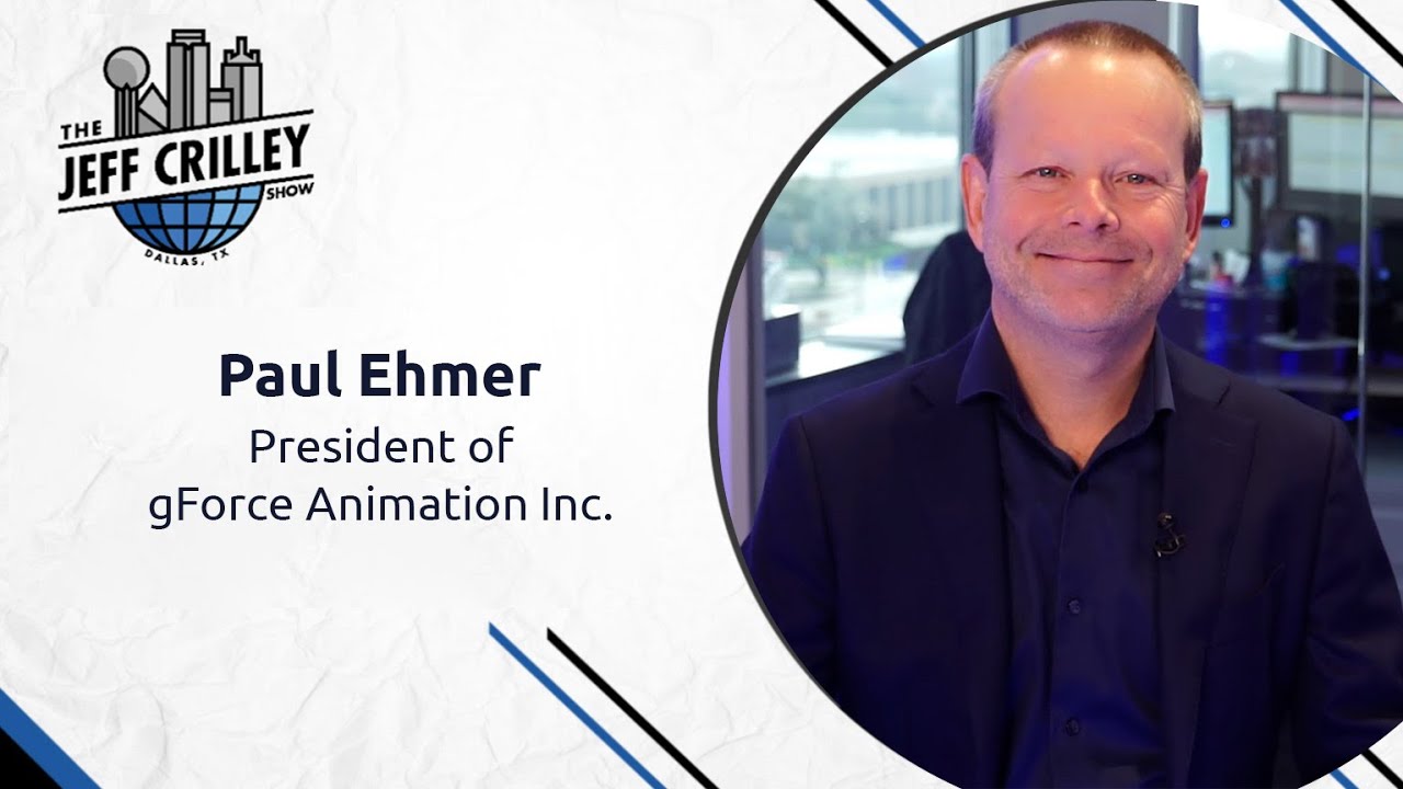 Paul Ehmer, President of gForce Animation | The Jeff Crilley Show - YouTube