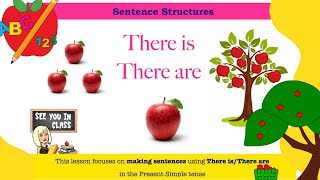 PRINTABLE ESL Lesson for beginner students 'There is and there are'